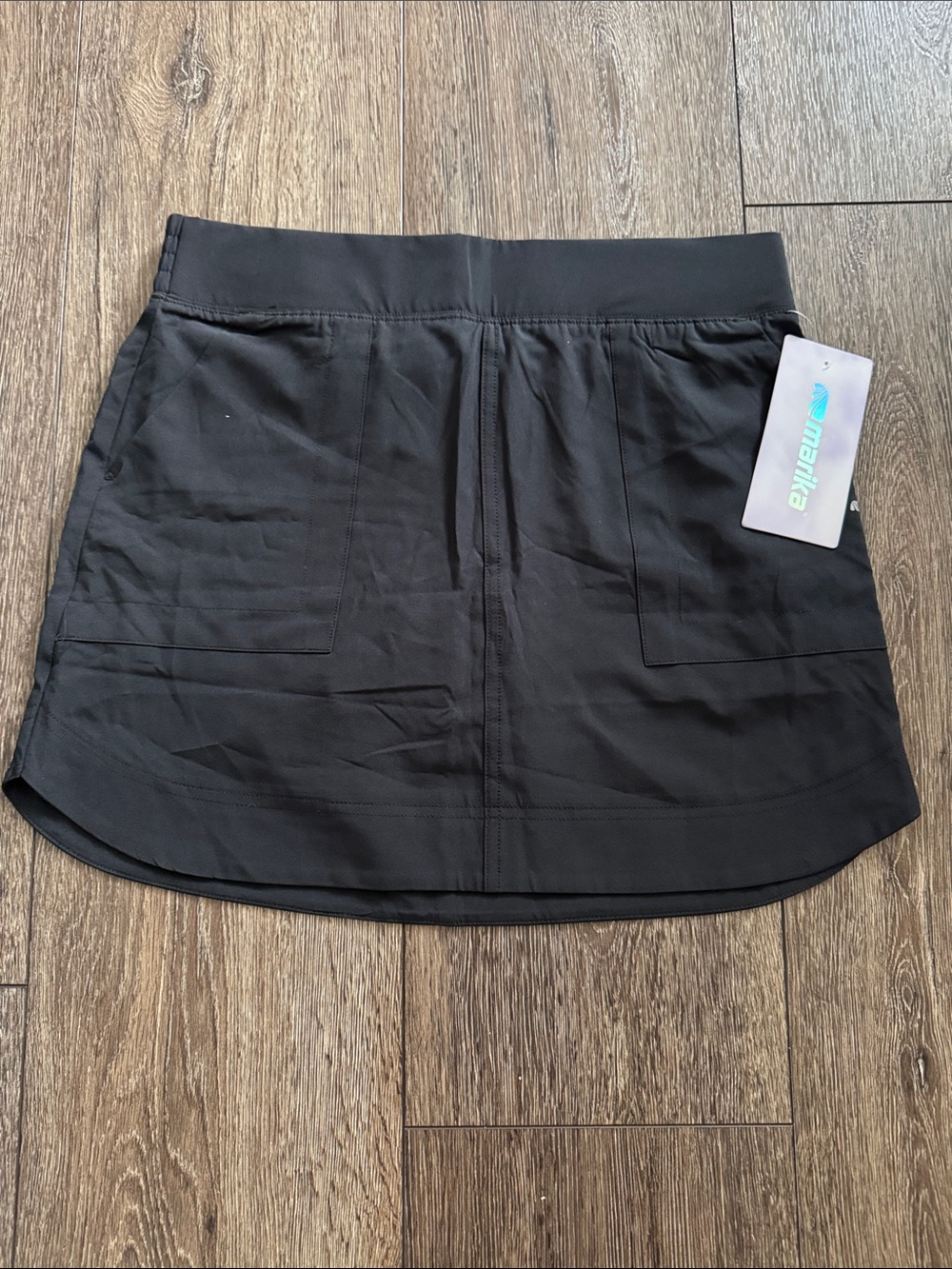 Maika Black Mini Skort with Pockets